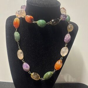 Multicolor Gemstone Necklace
